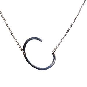 Stainless Steel Initial “C” Necklace - #270
